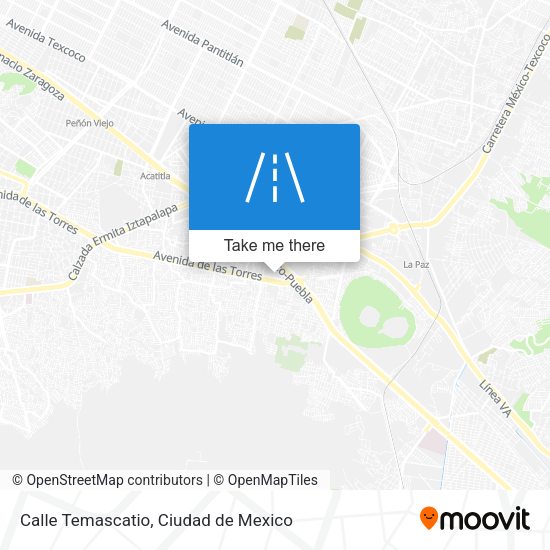 Mapa de Calle Temascatio