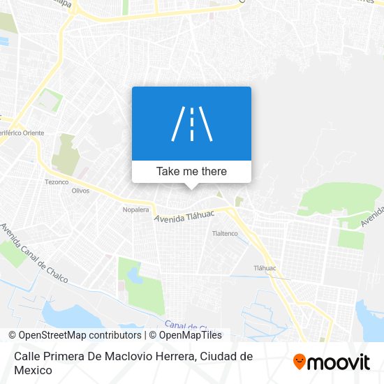 Mapa de Calle Primera De Maclovio Herrera