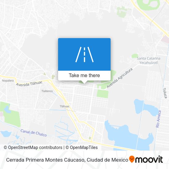 Cerrada Primera Montes Cáucaso map