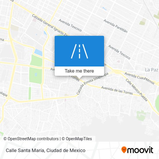 Mapa de Calle Santa María