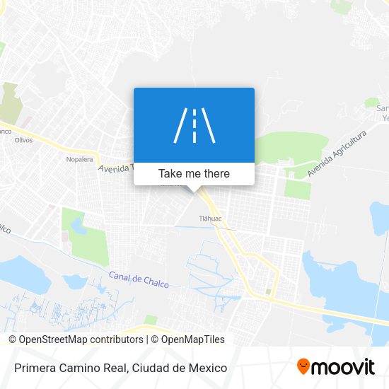 Primera Camino Real map