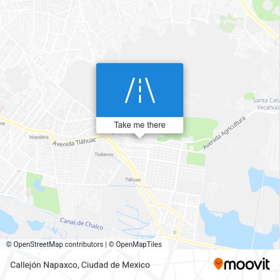 Mapa de Callejón Napaxco