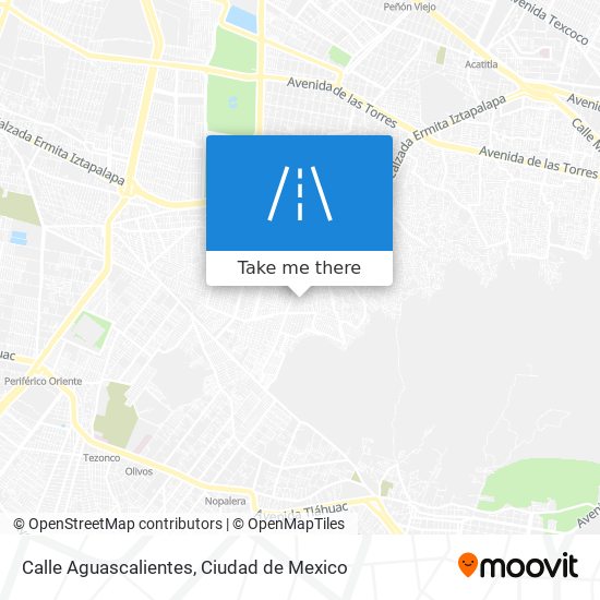 Mapa de Calle Aguascalientes