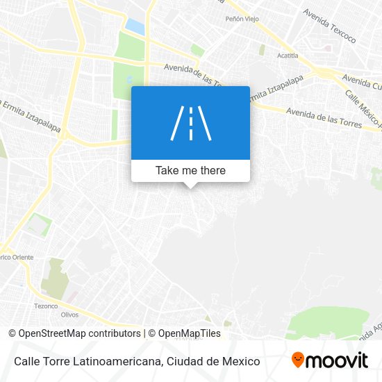Calle Torre Latinoamericana map