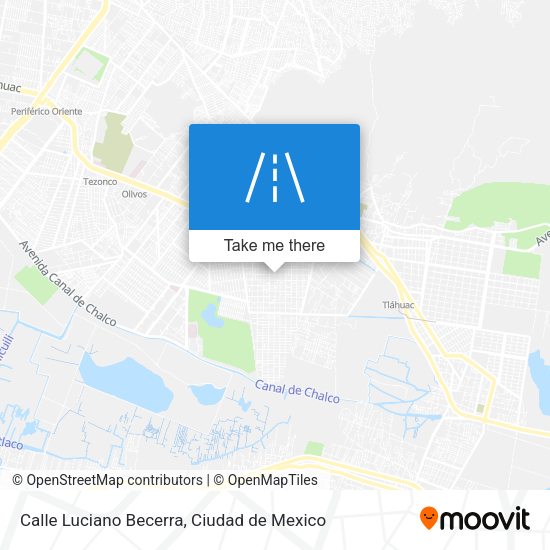 Mapa de Calle Luciano Becerra