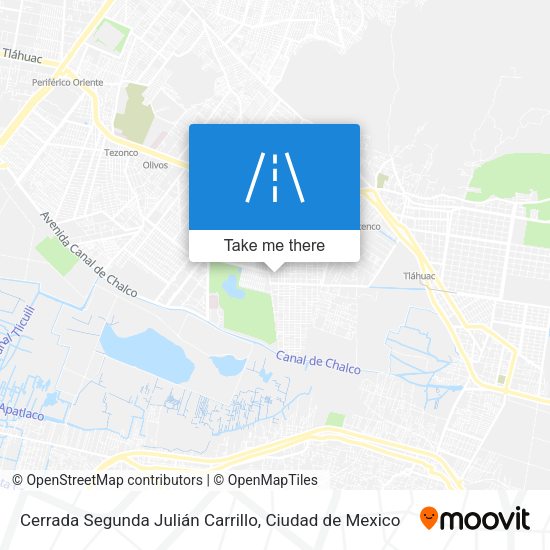 Mapa de Cerrada Segunda Julián Carrillo