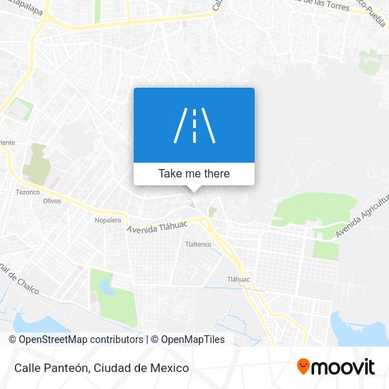 Mapa de Calle Panteón