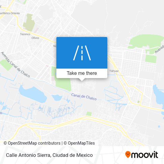 Mapa de Calle Antonio Sierra