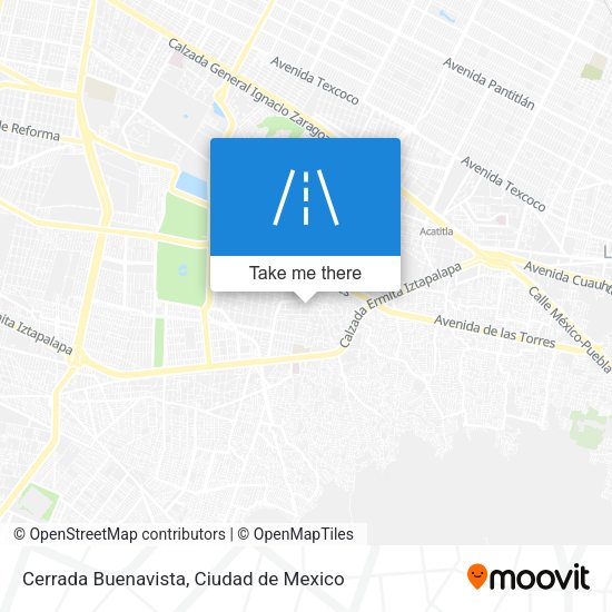 Cerrada Buenavista map