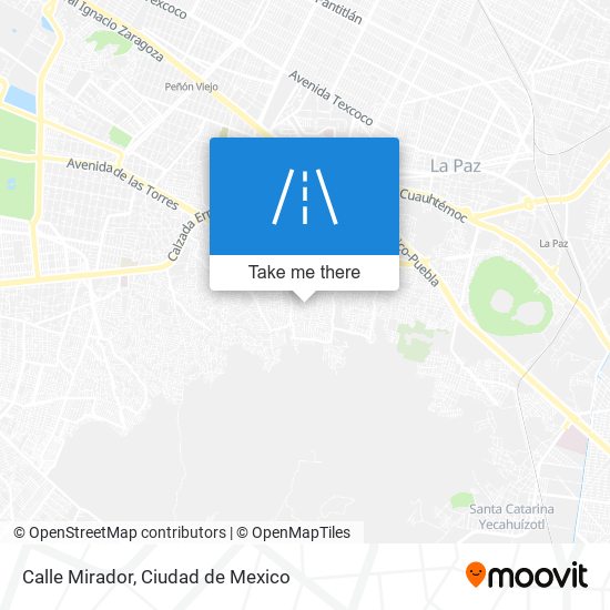 Calle Mirador map