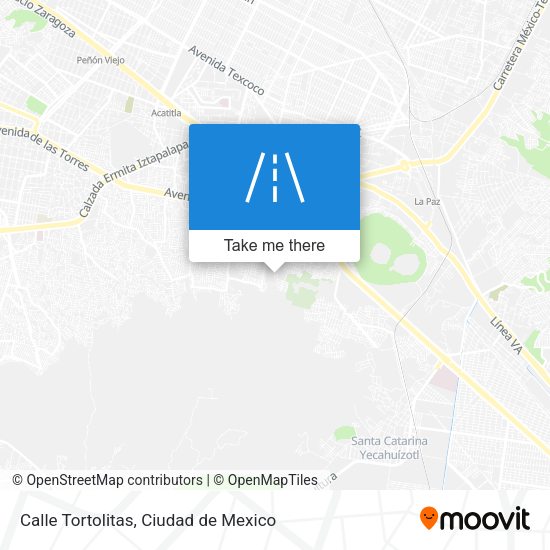 Calle Tortolitas map
