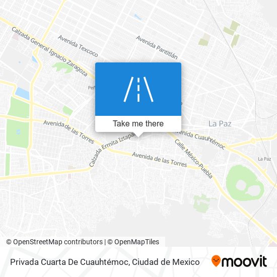 Privada Cuarta De Cuauhtémoc map