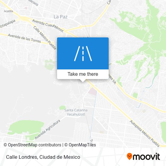 Calle Londres map