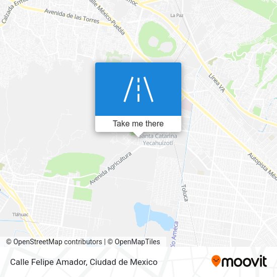 Mapa de Calle Felipe Amador