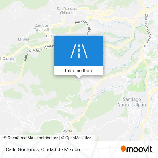 Calle Gorriones map