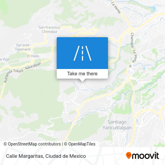 Calle Margaritas map