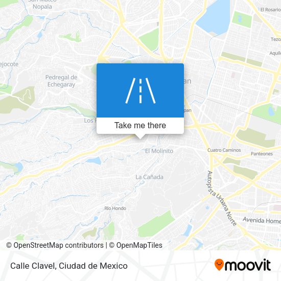 Calle Clavel map
