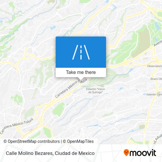 Mapa de Calle Molino Bezares