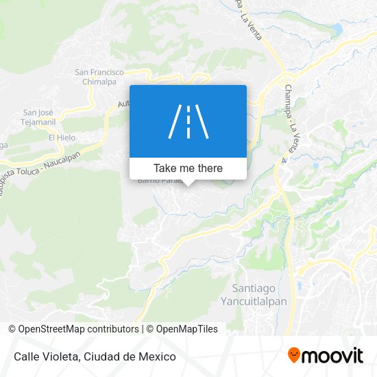 Calle Violeta map