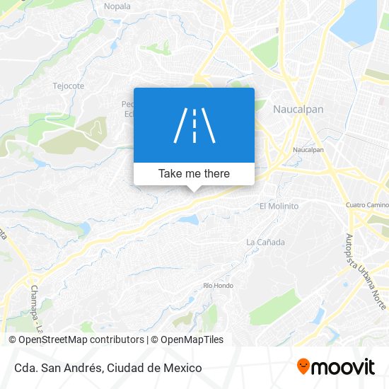 Cda. San Andrés map