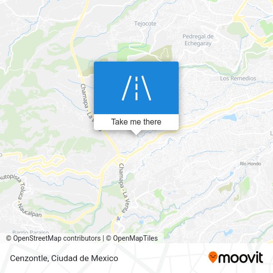 Mapa de Cenzontle