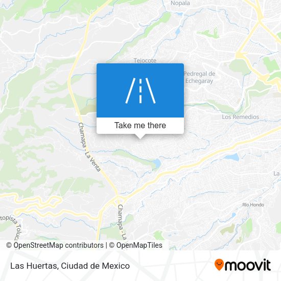Mapa de Las Huertas