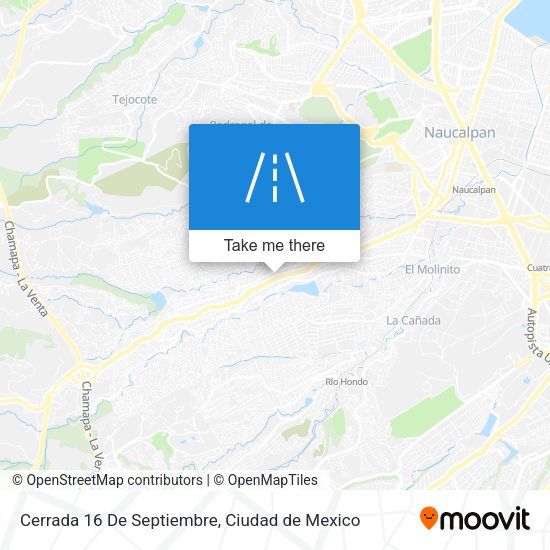 Cerrada 16 De Septiembre map