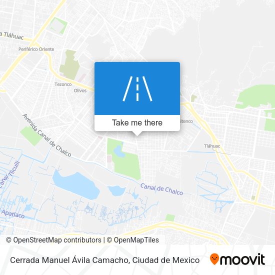 Mapa de Cerrada Manuel Ávila Camacho