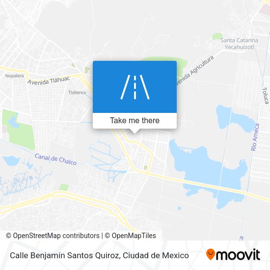 Calle Benjamín Santos Quiroz map