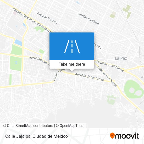 Calle Jajalpa map