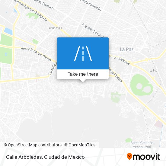 Calle Arboledas map