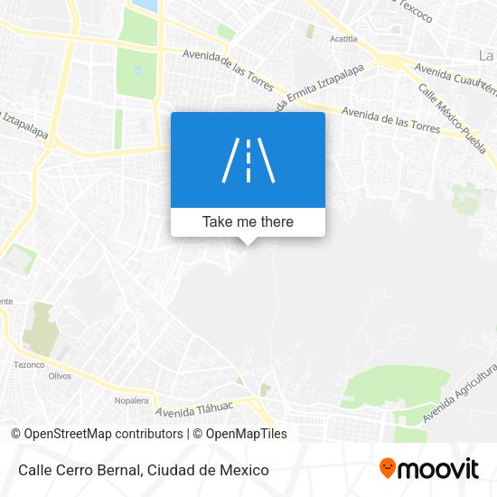 Calle Cerro Bernal map
