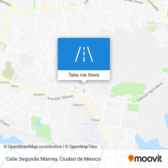 Calle Segunda Mamey map
