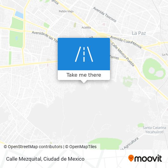 Mapa de Calle Mezquital