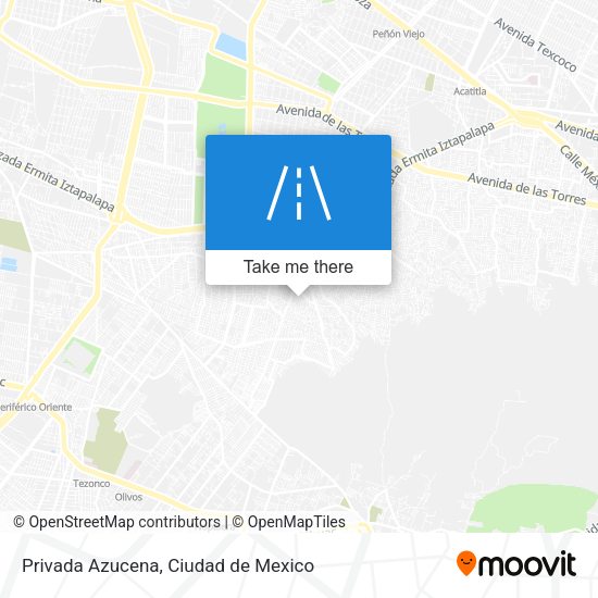 Mapa de Privada Azucena
