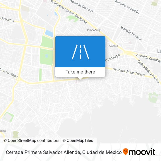 Mapa de Cerrada Primera Salvador Allende