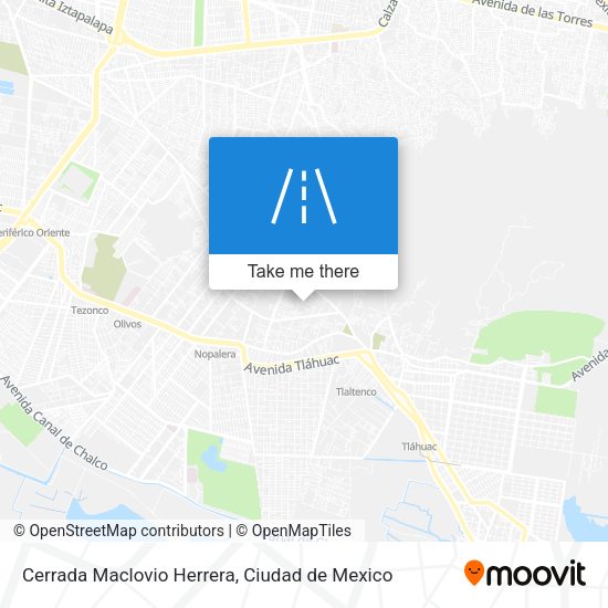 Mapa de Cerrada Maclovio Herrera