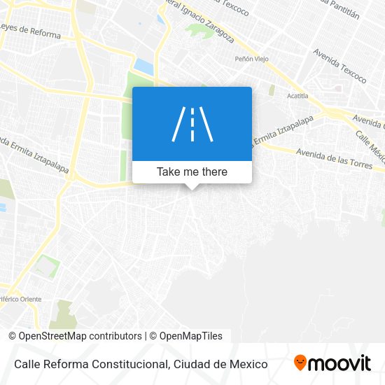 Calle Reforma Constitucional map