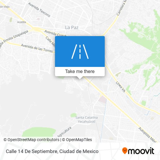 Mapa de Calle 14 De Septiembre