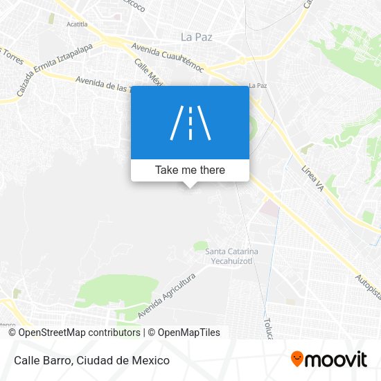 Mapa de Calle Barro