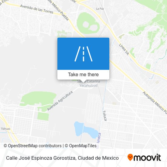 Calle José Espinoza Gorostiza map
