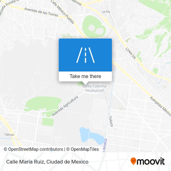 Mapa de Calle María Ruiz