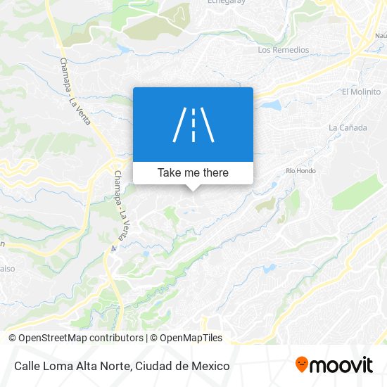 Mapa de Calle Loma Alta Norte