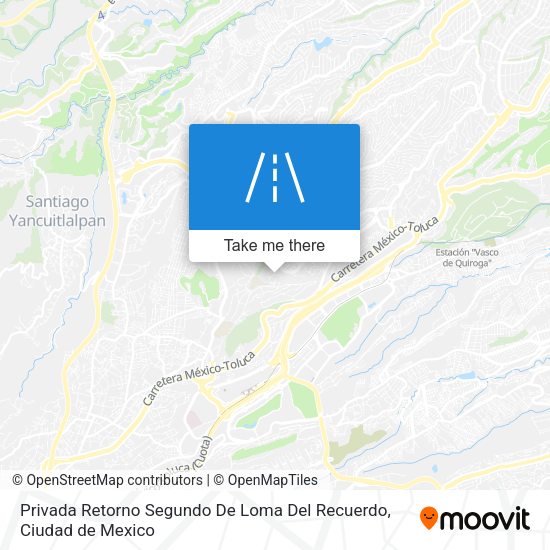 Privada Retorno Segundo De Loma Del Recuerdo map