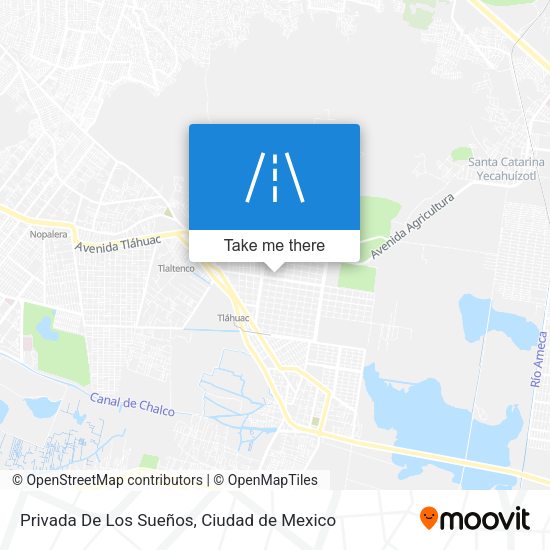 Mapa de Privada De Los Sueños