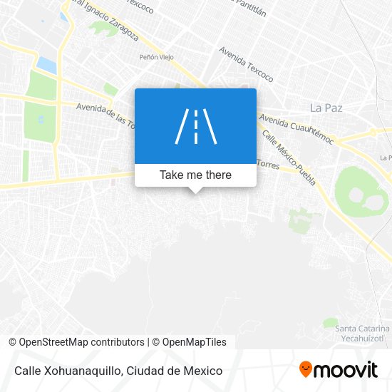 Mapa de Calle Xohuanaquillo