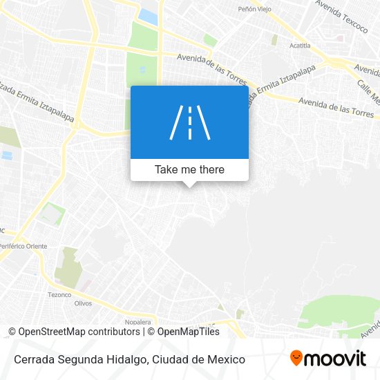 Cerrada Segunda Hidalgo map