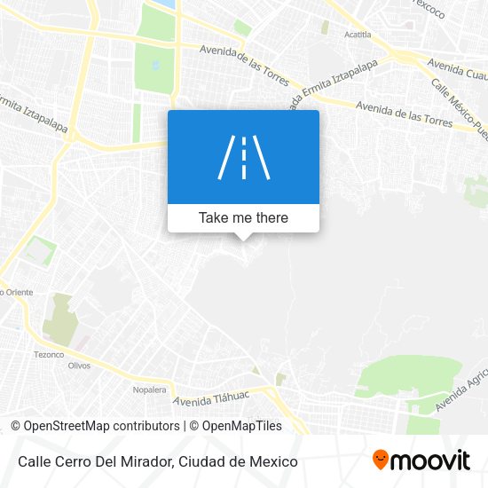 Calle Cerro Del Mirador map