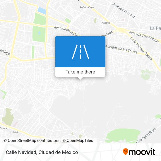 Calle Navidad map