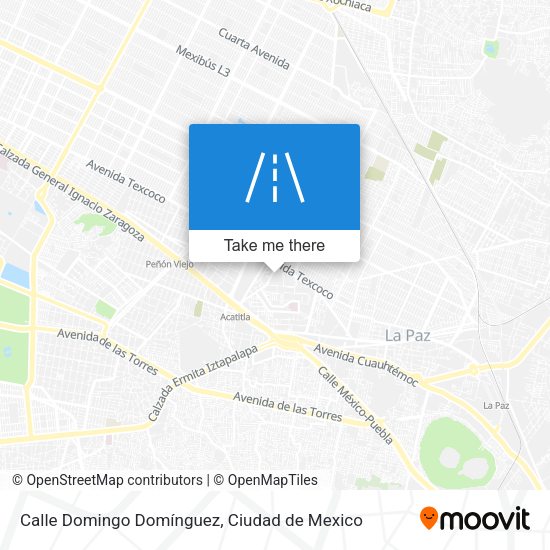 Mapa de Calle Domingo Domínguez